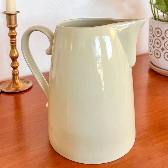 Vintage Dining Bohemian Sage Green Pitcher Vase Poshmark